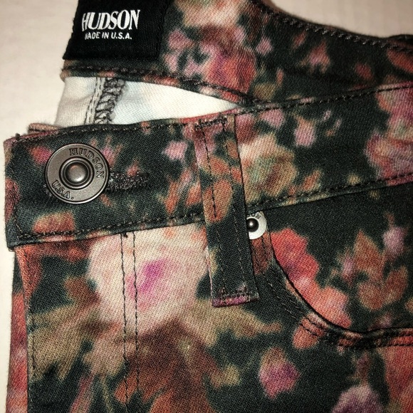 hudson floral print skinny jean size 26 - Picture 6 of 13